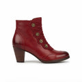 Seraphina | Refined Leather Heeled Ankle Boots for Women