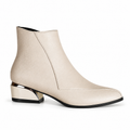 Florentina | Sleek Pointed Toe Heeled Ankle Boots