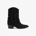 Freya | Effortless Slouchy Suede Mid Calf Cowboy Boots for Women