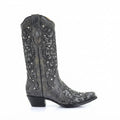Persephone | Stylish Embroidered Knee High Cowboy Boots for Women