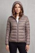Nora | Cozy Packable Hooded Puffer Jacket