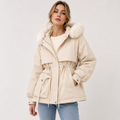 Georgina | Cozy Faux Fur Hood Parka Coat For Women