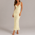 Amabel | Effortless Ruffle Slip Floral Maxi Dress