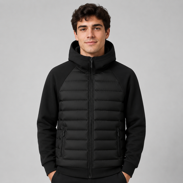 Conan | Warm Hooded Quilted Puffer Jacket for Men