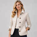 Maisie | Smart Quilted Button Jacket