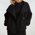Alva | Sharp Cropped Double-Breasted Coat