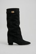 Elodie | Sleek Knee High Block Heel Boots
