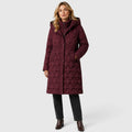 Isla | Women's Refined Long Hooded Puffer Coat