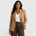 Winnifred | Sharp Double Breasted Blazer with Gold Buttons