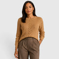 Faye | Cozy Cable Knit Crew Neck Jumper