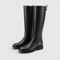 Romilly | Chic Leather Knee High Block Heel Boots