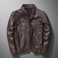 Emmett | Rugged Utility Leather Field Jacket for Men