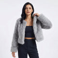 Mia | Cosy Cropped Faux Fur Cardigan
