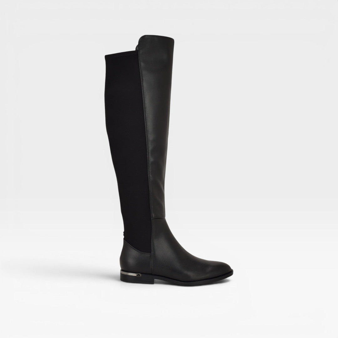 Octavia | Polished Over The Knee Flat Boots Women