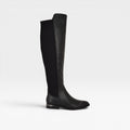 Octavia | Polished Over The Knee Flat Boots