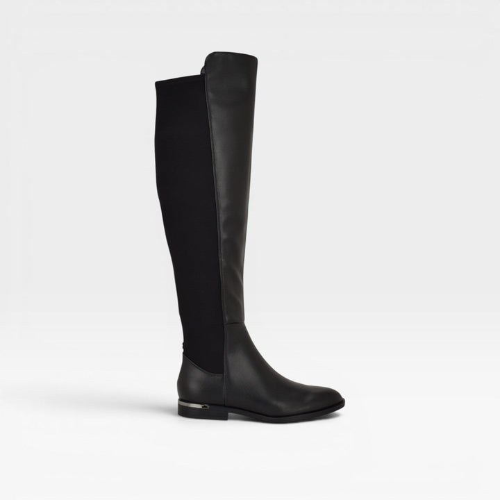 Octavia | Polished Over The Knee Flat Boots Women