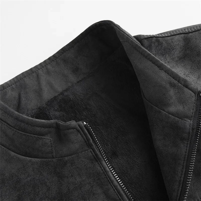 Corbin | Sharp Slim-Fit Leather Jacket for Men
