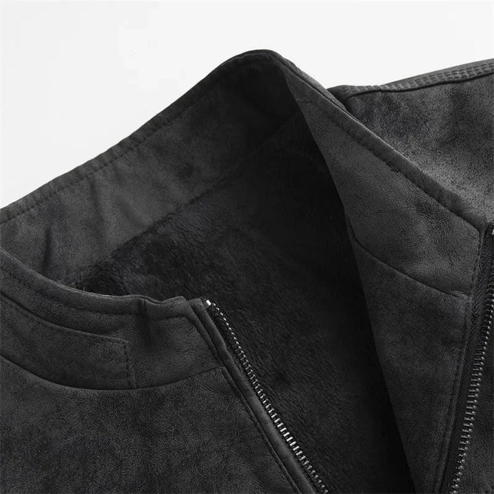 Corbin | Sharp Slim-Fit Leather Jacket for Men