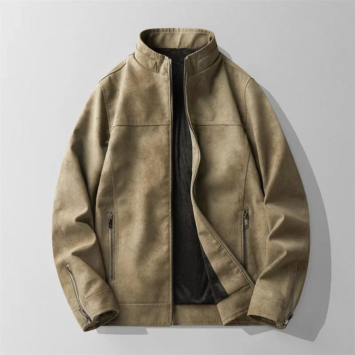 Corbin | Sharp Slim-Fit Leather Jacket for Men