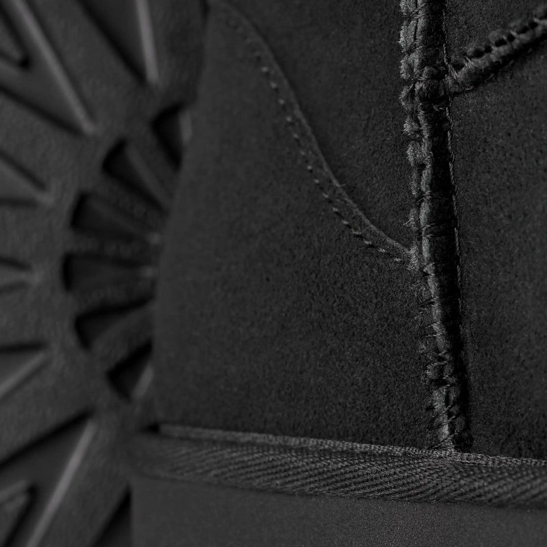 Rhiannon | Plush Suede Slipper Mini Boots