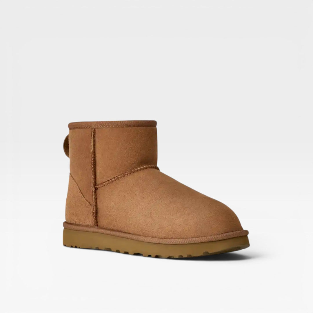 Rhiannon | Plush Suede Slipper Mini Boots