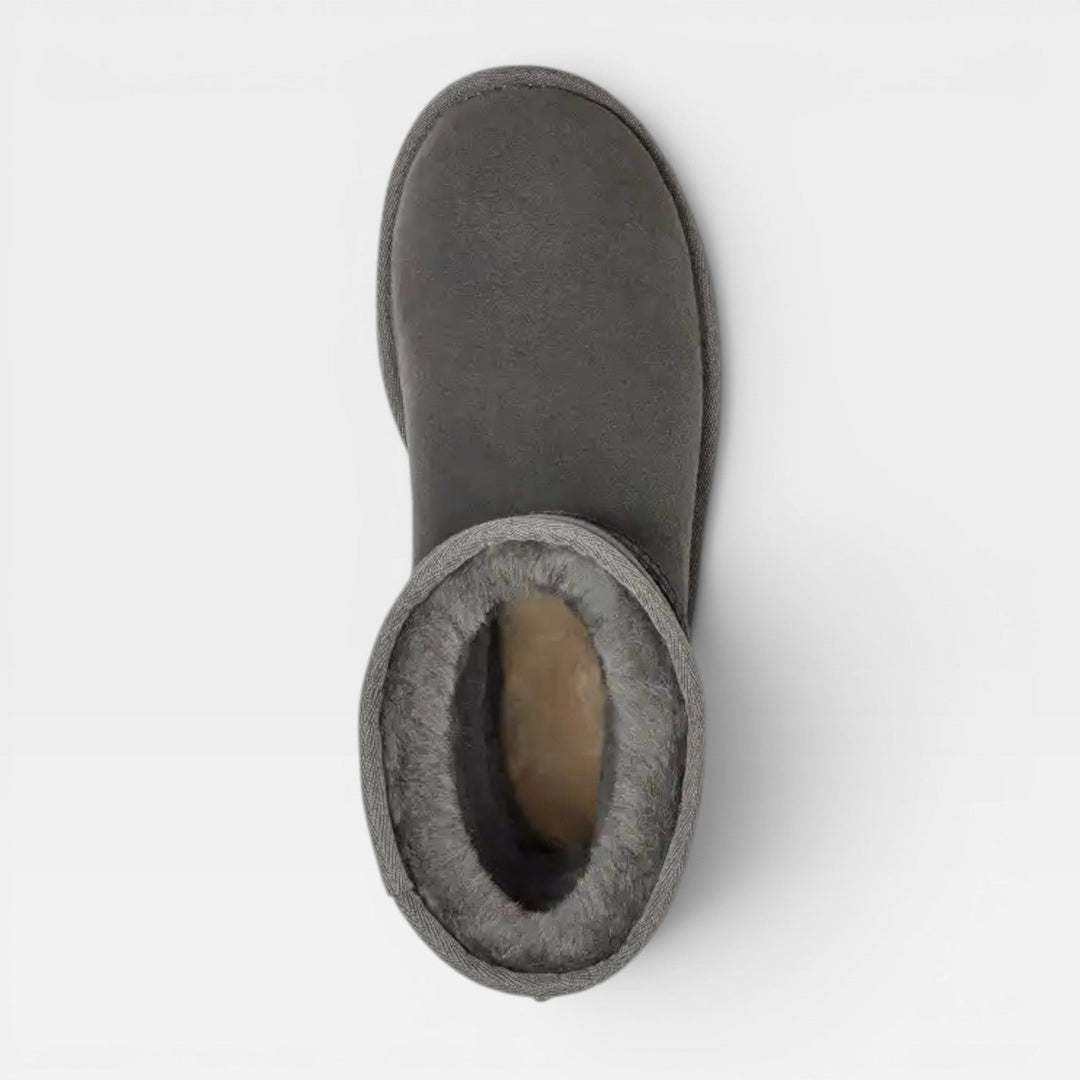 Quintessa | Snug Suede Slipper Ankle Boots
