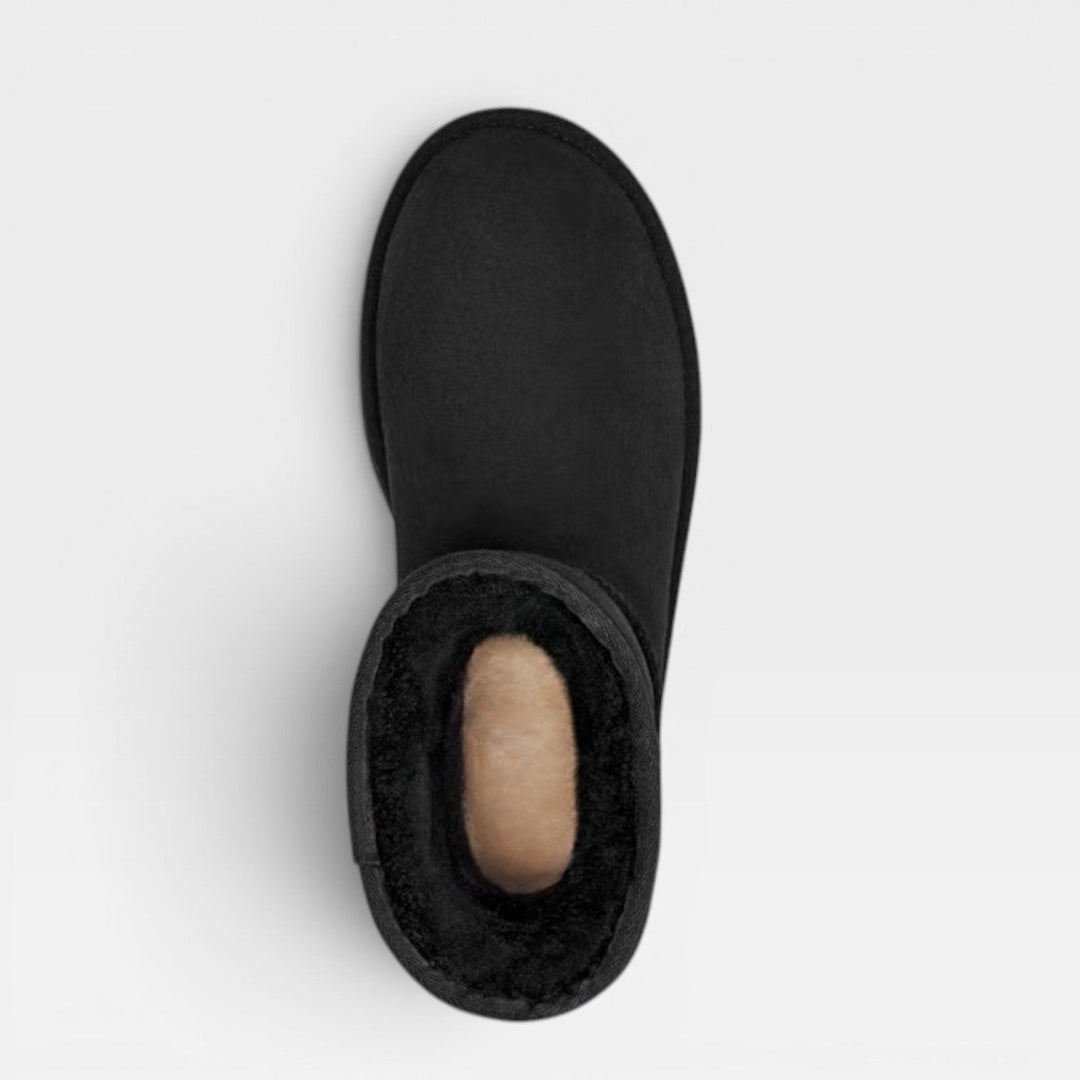 Quintessa | Snug Suede Slipper Ankle Boots