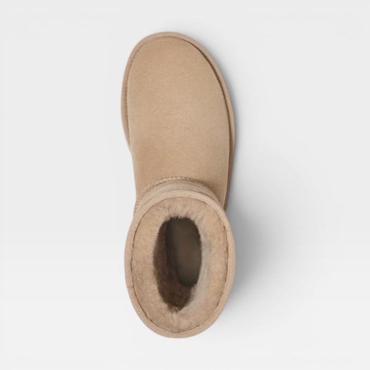 Quintessa | Snug Suede Slipper Ankle Boots