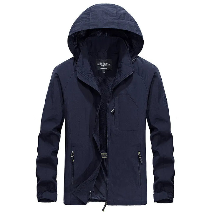 Lennox | Waterproof Outdoor Jacket with Detachable Hood for Men