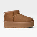 Portia | Cozy Platform Suede Ankle Boots