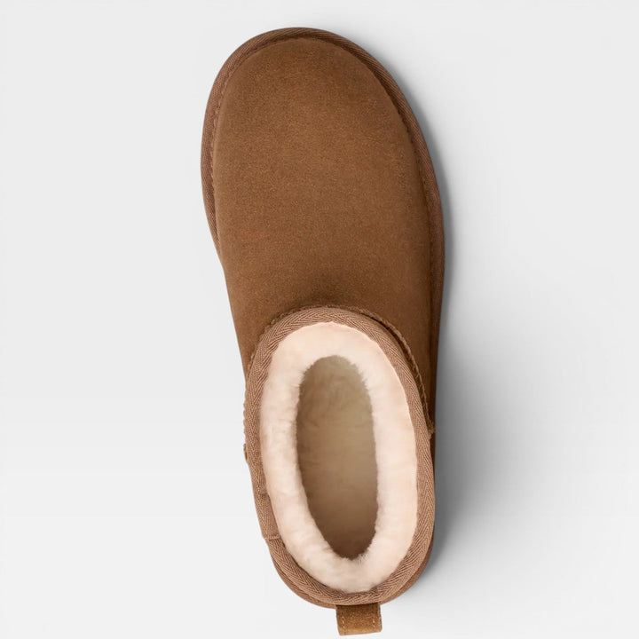 Portia | Cozy Platform Suede Ankle Boots