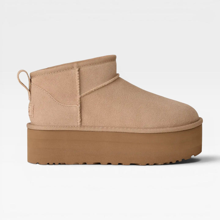 Portia | Cozy Platform Suede Ankle Boots