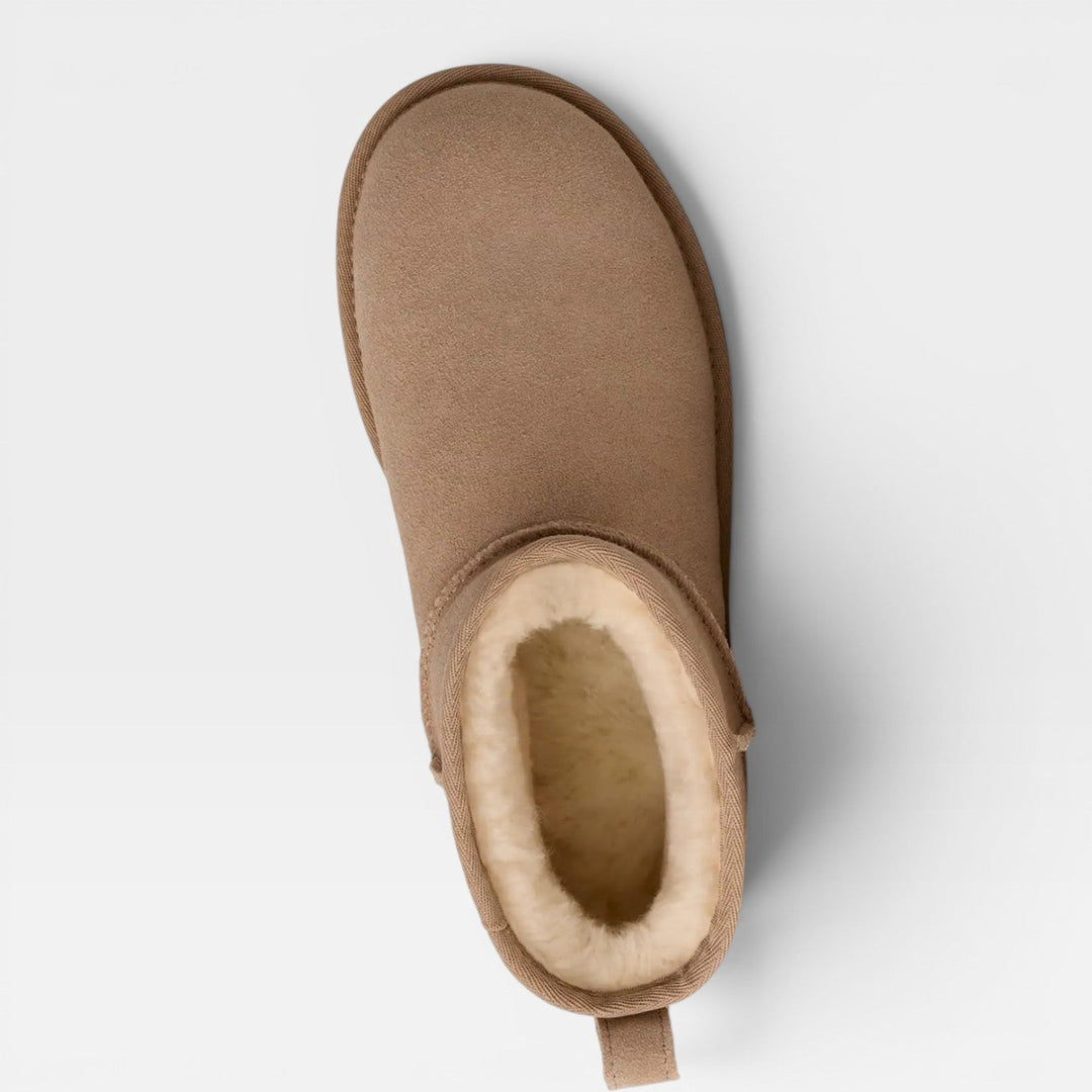 Portia | Cozy Platform Suede Ankle Boots