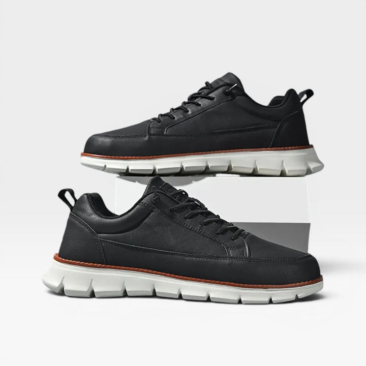 Dalton | Sleek Leather Low-Top Lace-Up Trainers