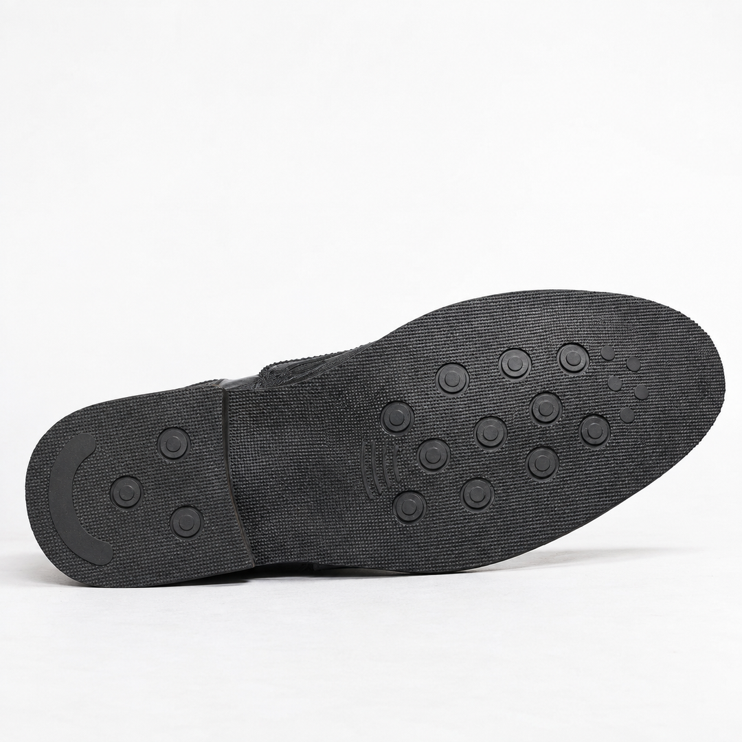 Silas | Stylish Wingtip Brogue Lace-Up Boots for Men