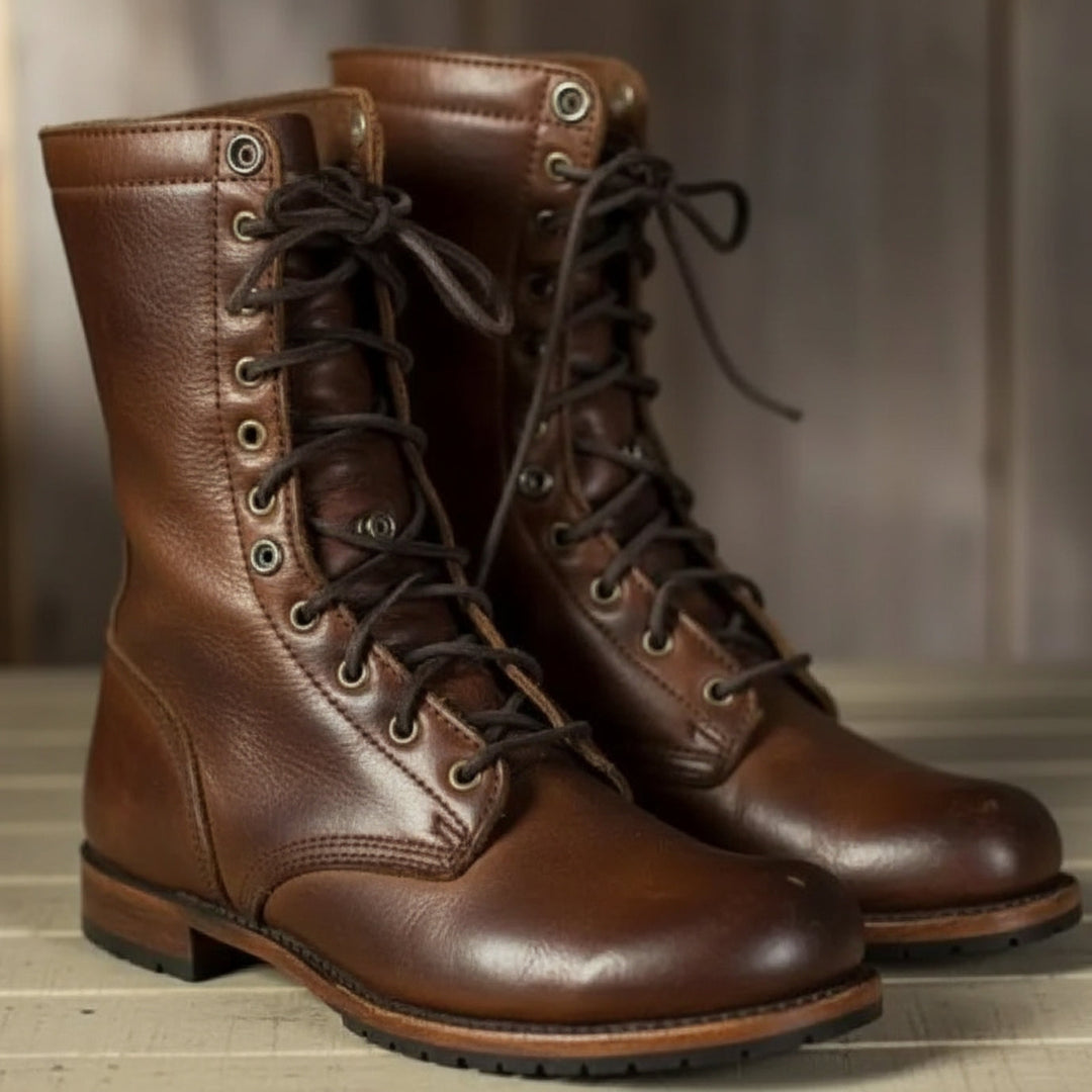 Idalia | Bold Lace-Up Combat Boots