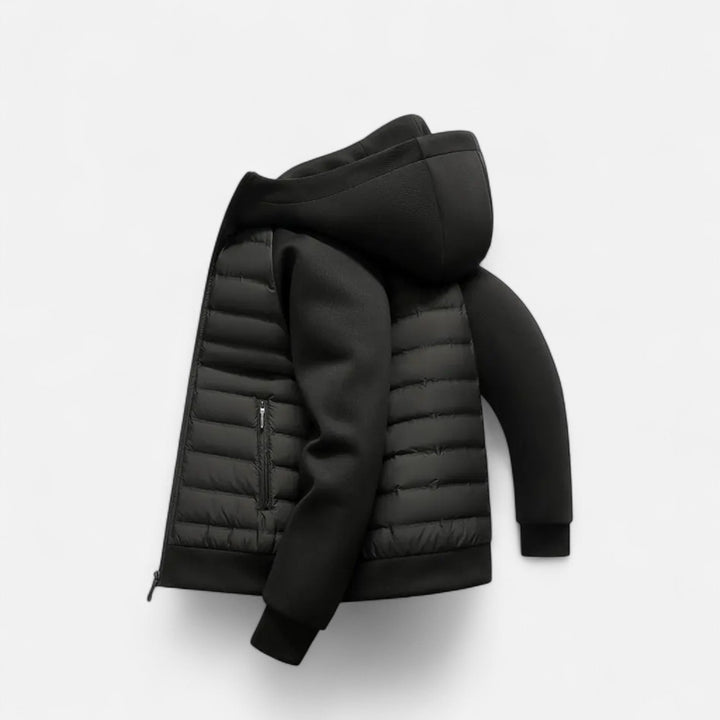 Conan | Warm Hooded Quilted Puffer Jacket for Men