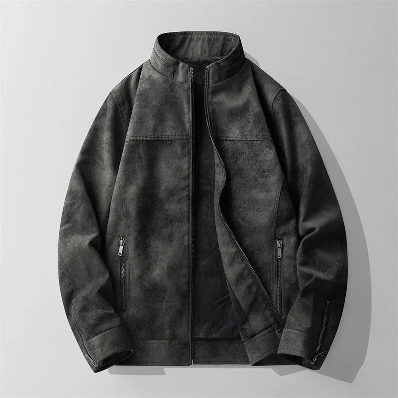 Corbin | Sharp Slim-Fit Leather Jacket for Men