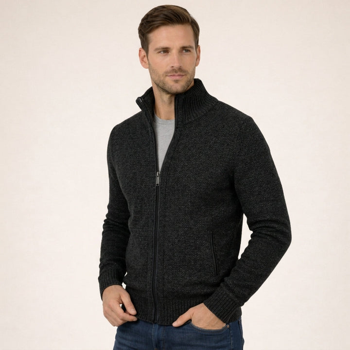 Magnus | Refined Merino Zip Sweater for Men's Layering