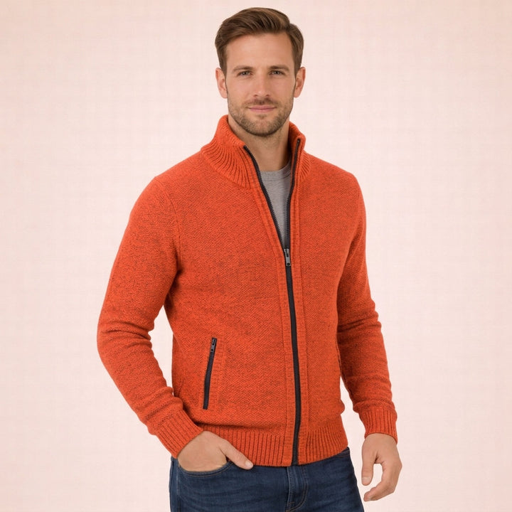 Magnus | Refined Merino Zip Sweater for Men's Layering