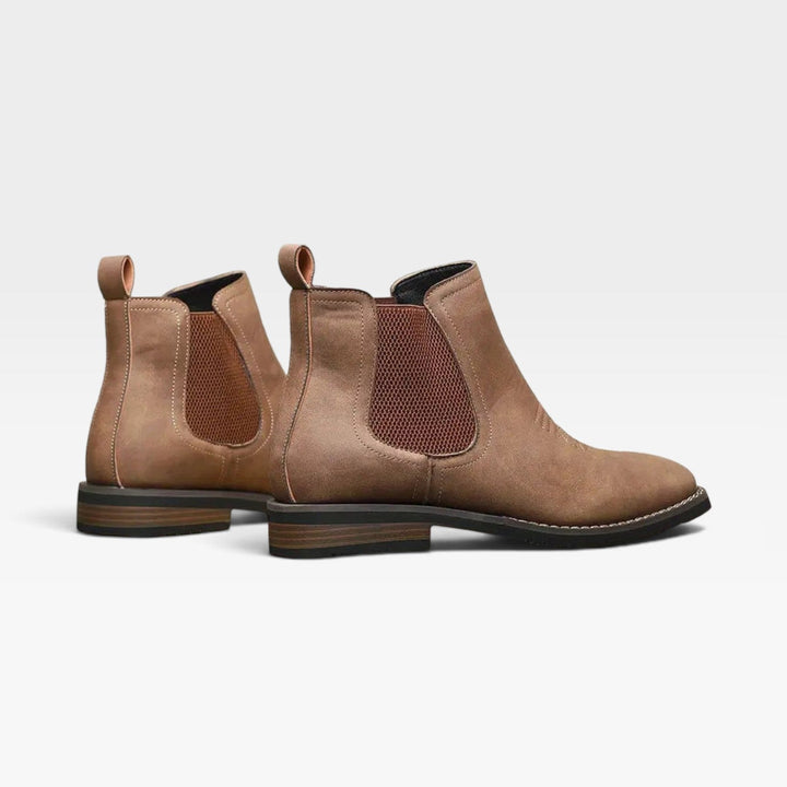 Leland | Classic Leather Chelsea Boots Men