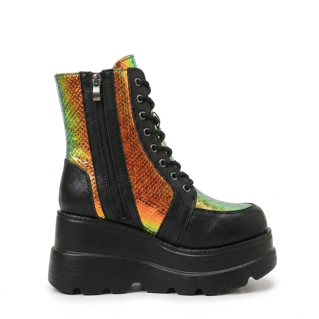 Calliope | Bold Chunky Platform Ankle Boots for Women