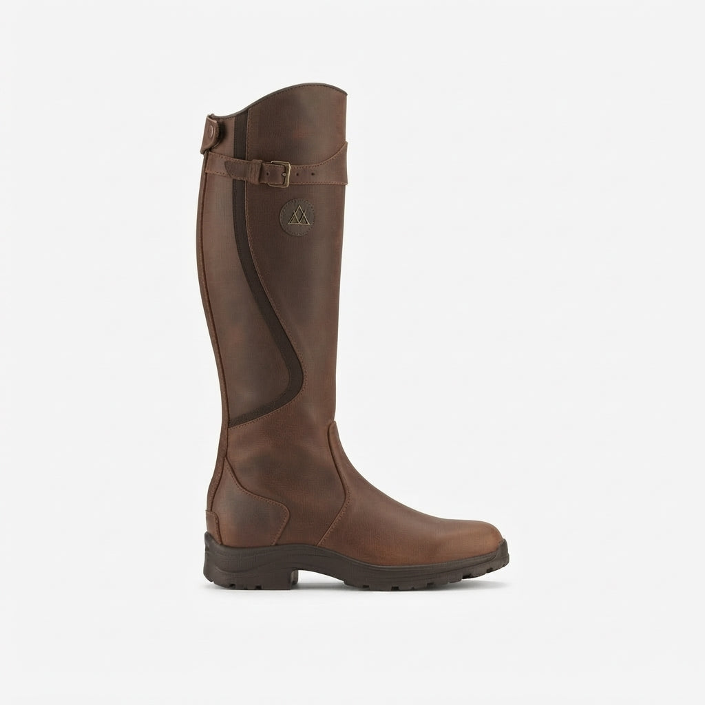 Beatrix | Classic Leather Knee High Riding Boots for Women