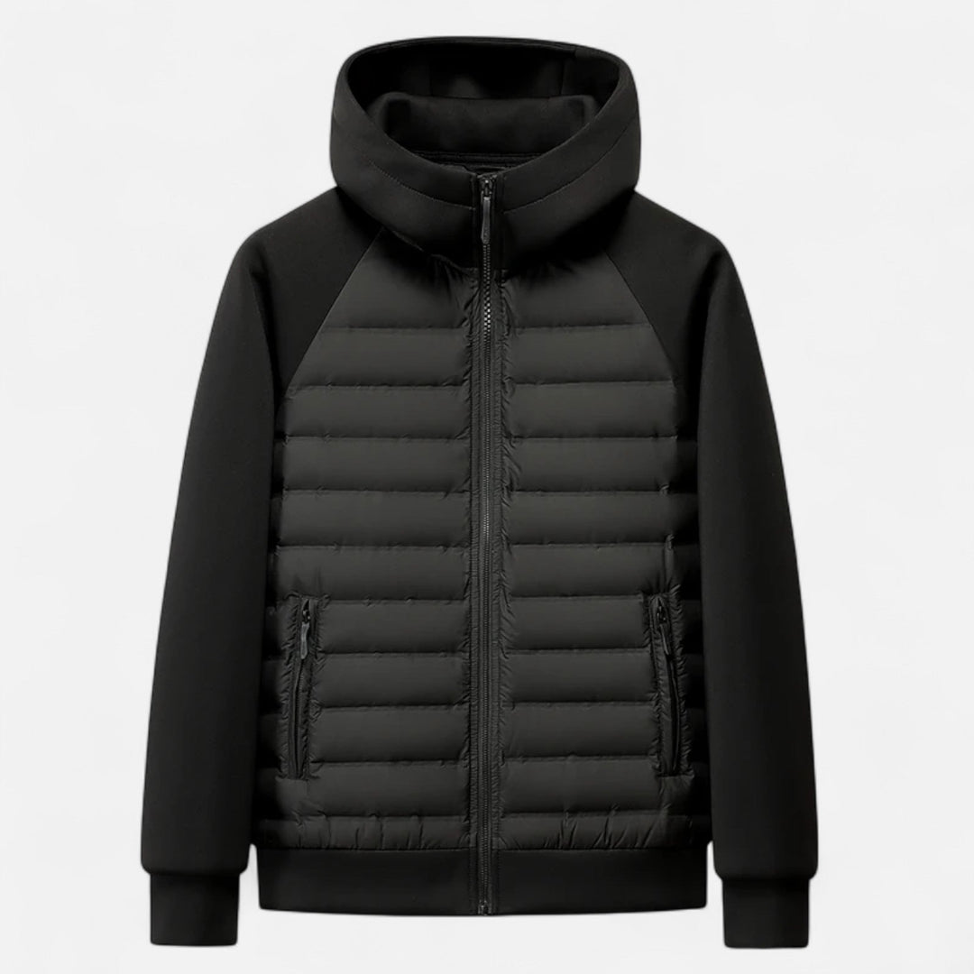 Conan | Warm Hooded Quilted Puffer Jacket for Men