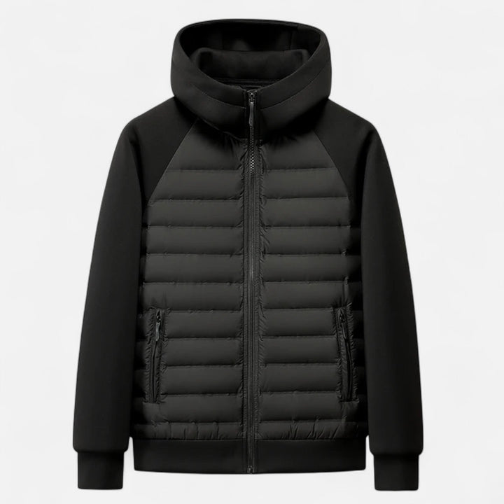 Conan | Warm Hooded Quilted Puffer Jacket for Men