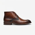 Aurelius | Refined Croc-Embossed Leather Chukka Boots for Men
