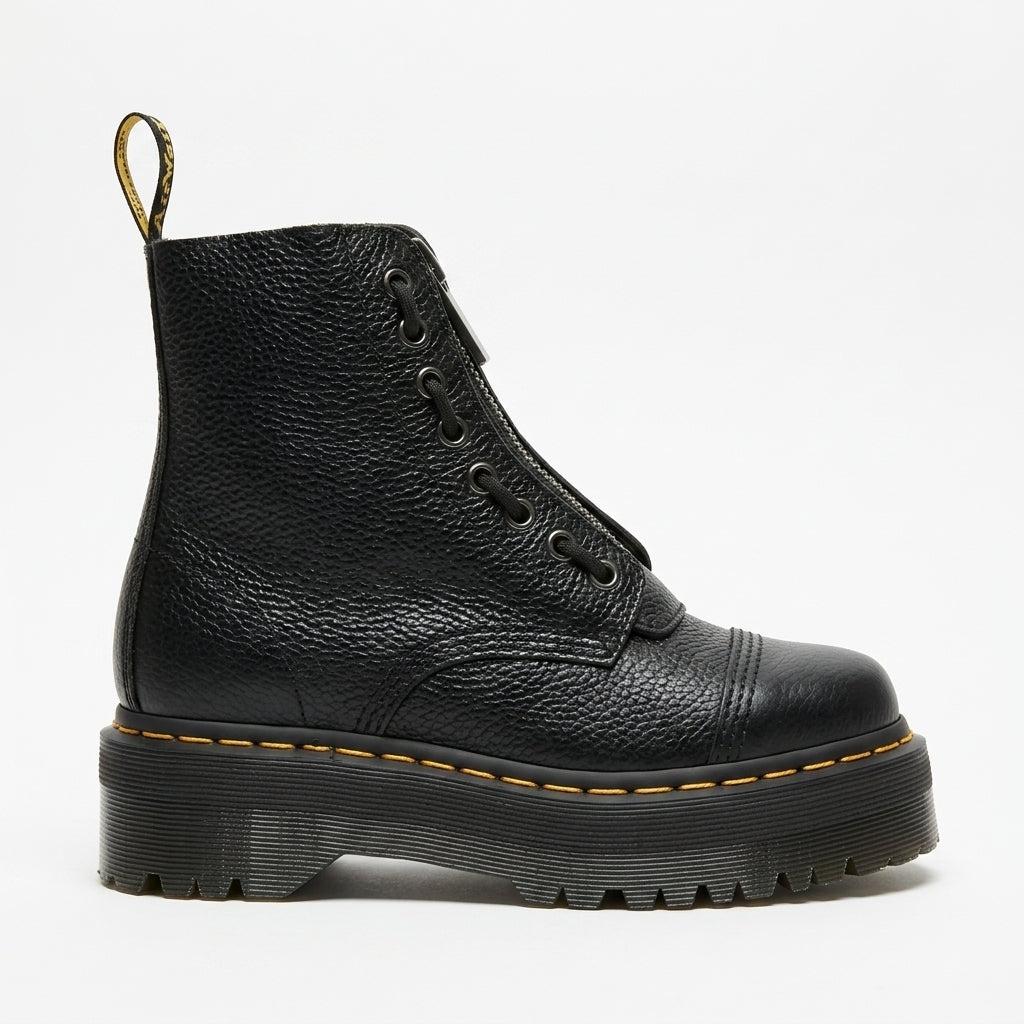 Beatrix | Bold Leather Platform Combat Ankle Boots for Women