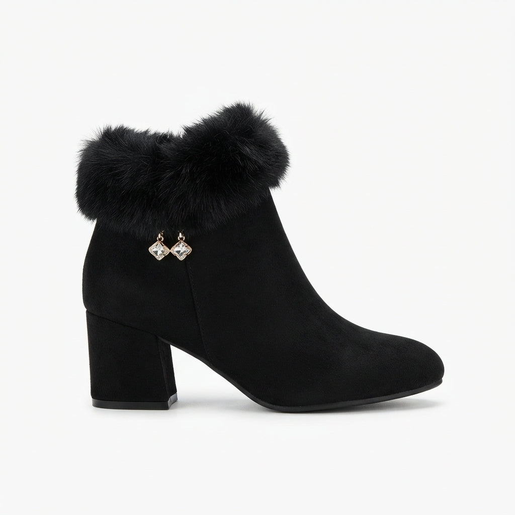 Genevieve | Elegant Block Heeled Ankle Boots for Women