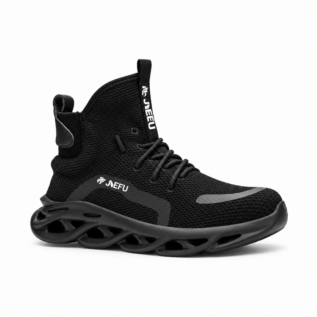 Adrian | Supportive High-Top Knit Safety Trainers for Men