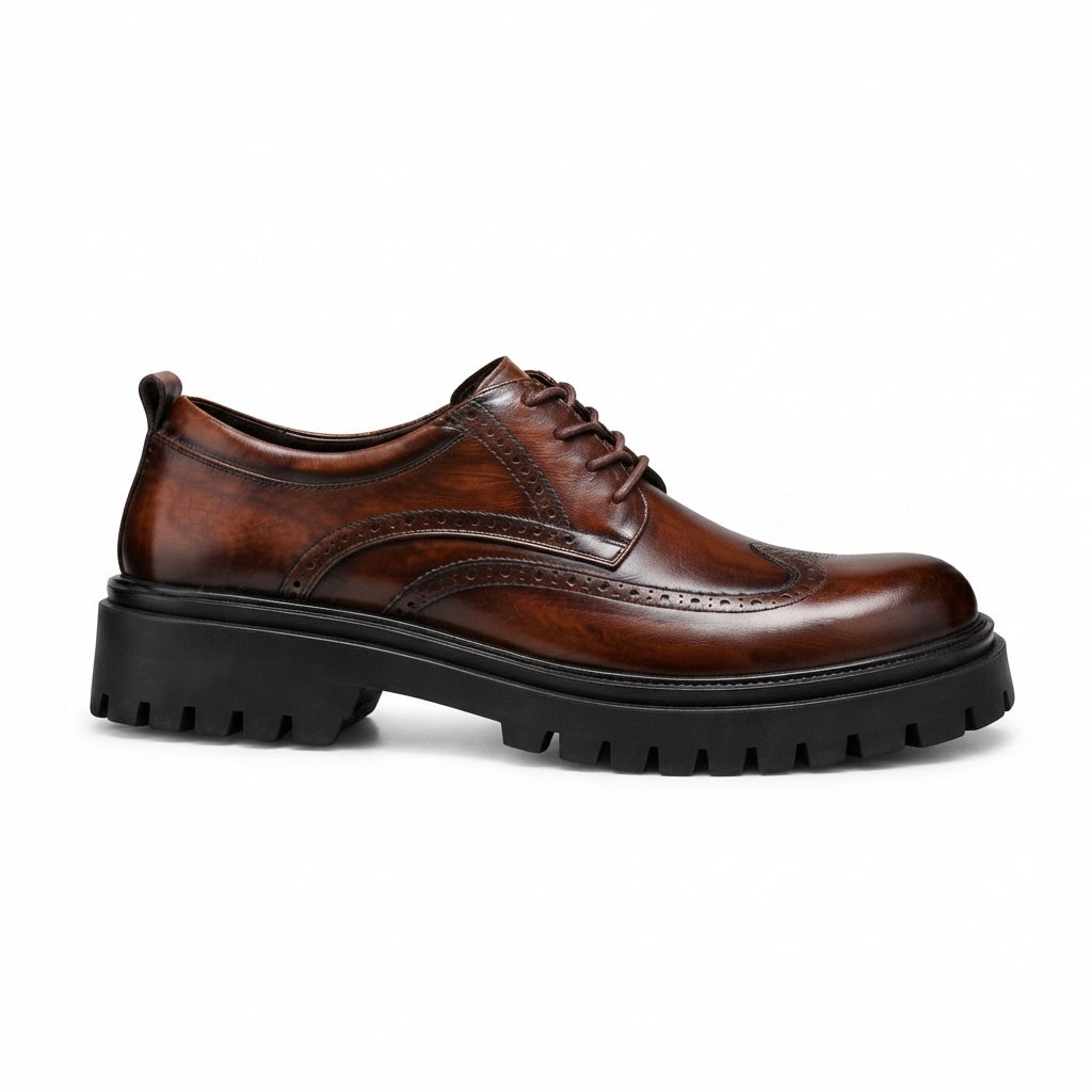 Brogan | Modern Chunky Brogue Derby Shoes for Men